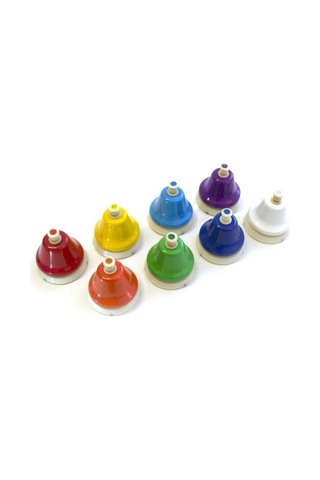 Hand Bells - Renkli Nota El Zili Seti - 8 Nota C Do