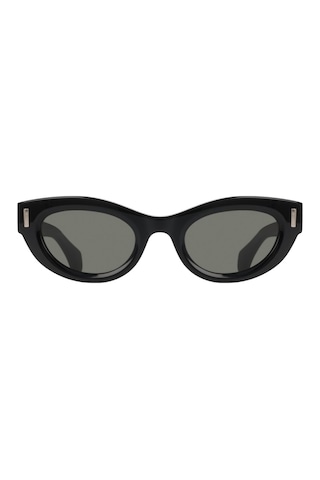 Salvatore Ferragamo Sf 2062se 001 49 Kadın Cat Eye Siyah Kemik Güneş Gözlüğü Siyah