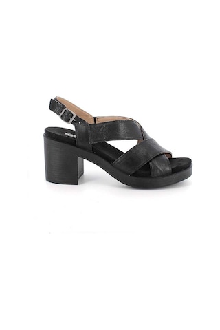 IGI&Co Nero Black Sandalet Kadın 1171288 Igı&co Dhı 11712 Fodera Capra Nero siyah