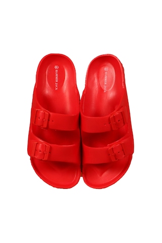 Hammer Jack Orthopedix Bangkok Çift Bantlı Tokalı Unisex Eva Terlik 581 234 Kırmızı