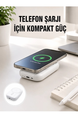 22.5w Süper Hızlı Şarjlı Çok Fonksiyonlu 10000 Mah Powerbank Yeni Nesil