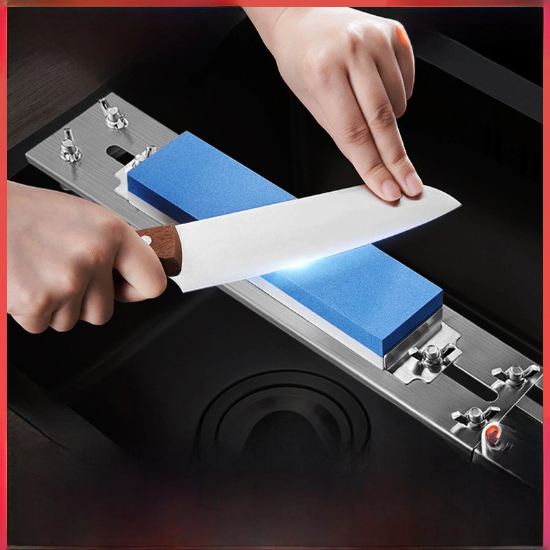 Mufunye Stainless Steel Sıvı Tabanlı Uyumlu Bıçak Taslağı - Genişletilebilir, Kaymazsız, Kolay Kurulum, Çarpma Emici Mutfak Aleti