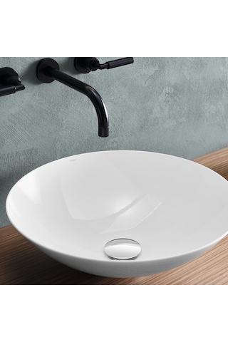 Alape Çanak Lavabo 3502000000 - 45cm - Parlak Beyaz Parlak Beyaz