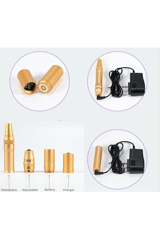 Prime Bataryalı Kalem Tipi Kalıcı Makyaj Cihazı Gold Renk