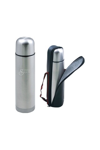 Bk Gift Kişiye Özel Hediye Kutulu 5500 Krom Deri Çantalı Seyahat Termosu 500ml Kobitmeyencom33456 Bk Gift Renkli