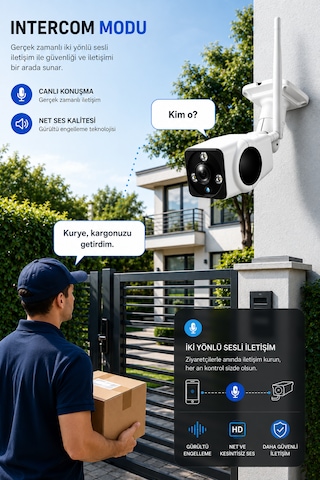 3mp Wifi Full Hd Kablosuz İç Ve Dış Mekan Balık Gözü Sd Karta Kayıt Yapan Telefondan İzleme Yapılabilen Güvenlik Kamerası