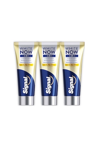 Signal White Now Diş Macunu 3 İn 1 Ekstra Işıltı 75 Ml X3