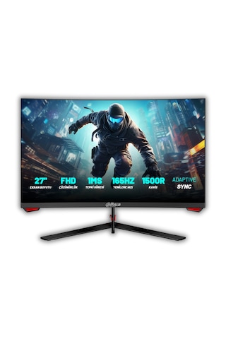 Dahua DHI-LM27-E230C 27" Curved 180 Hz 1 MS Full HD Oyuncu Monitör