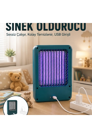 Usb Sinek Öldürücü Cihaz Pratik Temizlik Özellikli, Sessiz