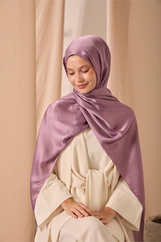 Silk Home Janjan Şal Tek Taraflı Leylak Kendinden Çizgi Dokulu Parlak Yüzeyli 75x190 Çok Renkli