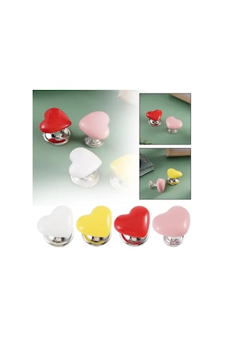 Büro Ev Klozeti İçin Kalp Tasarımlı Sifon Tuşu Diğer