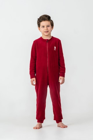 U.S. Polo Assn. U.s. Polo Assn Erkek Çocuk Bordo Tulum Us2237-c-v1 Bordo