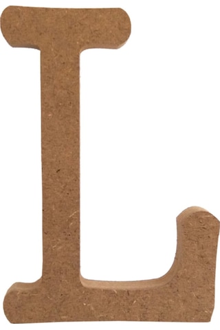 Na Neşeli Ahşap 15 Cm 18 Mm L Dik Durabilir. Boyanabilir Ahşap Boyama Ürünü.ham Ahşap Harf Model Neseli234568072