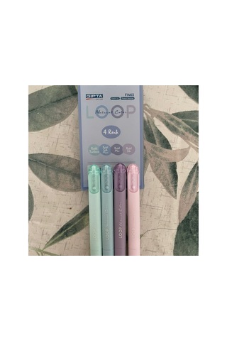 Benisa Shop Gıpta Fosforlu Kalem Seti Hıghlıghter Kalem Soft Renkler 4'lü Fosforlu Keçeli Kalem Canlı Mavi