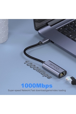 Tongxida Qgeem Ua05-a Usb 3.0 Ethernet Adaptörü, Usb Rj45 Lan Dönüştürücü, 547447426