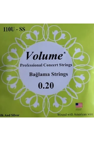 Volume 110u-ss Profesyonel Uzun Sap Bağlama Teli 0.20 Volume 110u-ss Profesyonel Uzun Sap Bağlama Teli 0.20