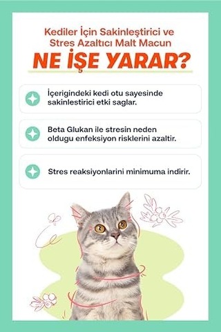 Biofeline Rahatlatıcı Macun 100g Ve Kediler İçin Günlük Strese Karşı Rahatlık Sağlayan Sakinleştirici Macun 3 Paketi