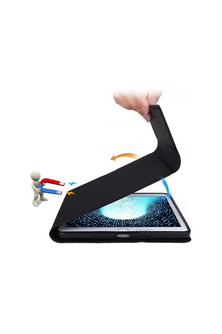 Honor Pad 9 İle Uyumlu Mıknatıs Standlı Kılıf-slbyk