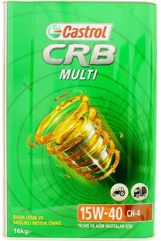 Castrol CRB Multi 15W-40 CH-4  Motor Yağı 16 KG