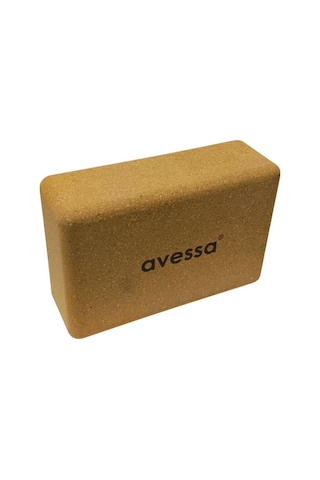 Avessa Cork-yoga Yoga Blok Mantar Kahverengi Kahverengi