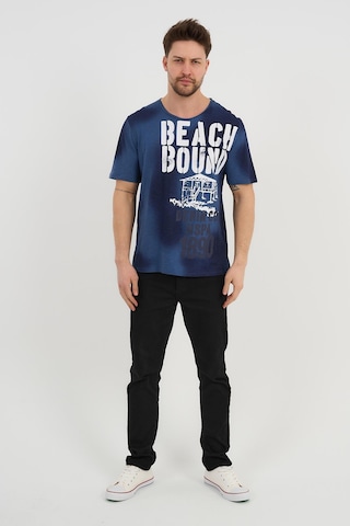 Alexandergardi Alexandergardı Kısa Kollu Baskılı Regular T-shirt 1194195 Lacivert