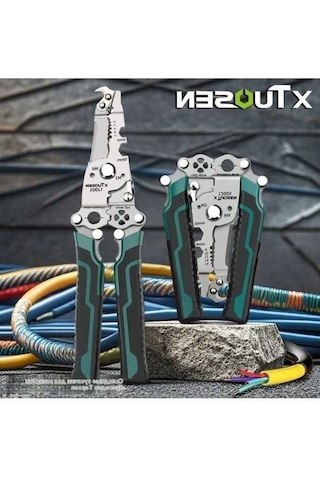 Moly Profesyonel Elektrik İşleri İçin Yalıtımlı Çok Amaçlı Penseler, 220 Mm, Hafif Dayanıklı