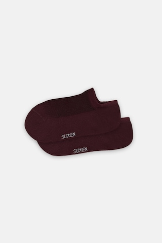 Suwen Classic Sneaker Çorap Sc1564102 Bordo