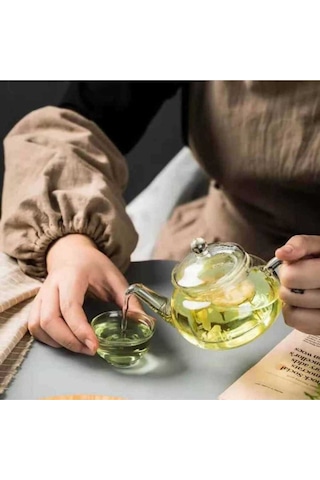 Cam Demlik 250 Ml - Cam Süzgeç