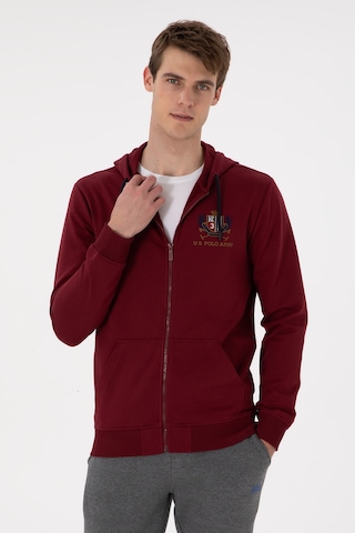 U.s. Polo Assn. Erkek Bordo Hırka Örme 50293649-vr014 Bordo