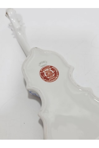 Limoges Gitar Desenli Porselen Saklama Kutusu 20x7x3cm Çok Renkli