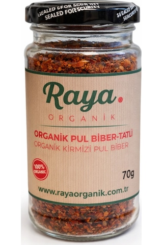 Organik Tatlı Pul Biber 70 G