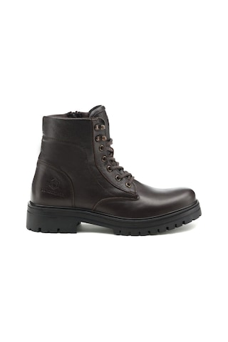 LUMBERJACK WAGNER HAKİKİ DERİ FERMUARLI CASUAL ANATOMİK ERKEK BOT Kahverengi