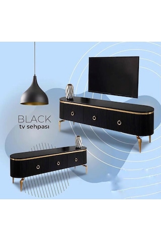 Evnesya1 Desing Tv Sehpa Siyah