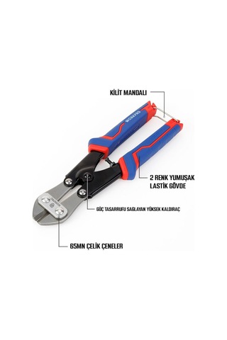 Workpro Wp216001 200mm Profesyonel Tel Kesme Makası