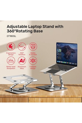 Unıtek 360d Metal 10-16 Notebook Stand Ot180sl