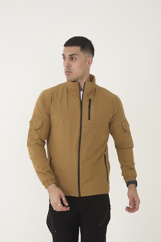 Camp Scoutland Camp490 Outdoor Tactical Çok Cepli Su İticili Erkek Mevsimlik Taktik Likralı Mont Hardal Hardal
