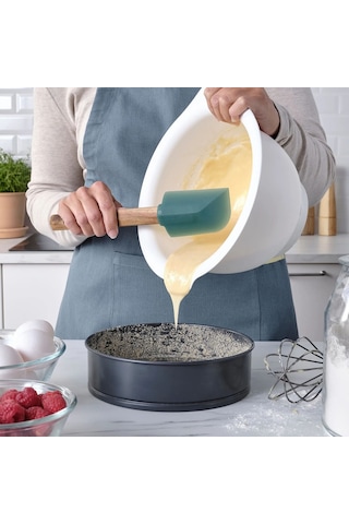 Ikea Bäckrödıng Silikon Hamur Spatulası 25 Cm 2'li Koyu Bej Koyu Yeşil