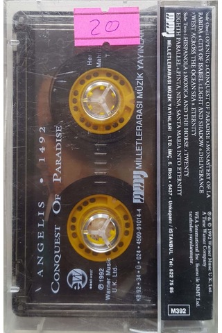 Plak Değildir Kaset Tir Angelis 1492 Conquest Of Paradise Kaset