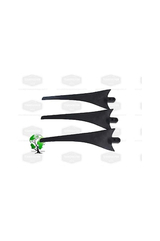 İstabreeze 50 Cm Yüksek Devir Kanat Seti Siyah - İ-500 Rüzgar Türbini İçin