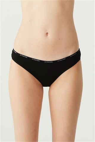 U.S. Polo Assn. U.s Polo Assn. 67001 Kadın 5 Li Düşük Bel Slip-siyah&ten&beyaz&somon&kırmızı mix color