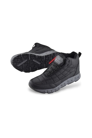 Papatay 2602 Ortopedik Bağlı Outdoor Erkek Bot Ayakkabı Günlük Erkek Kışlık Bot Siyah
