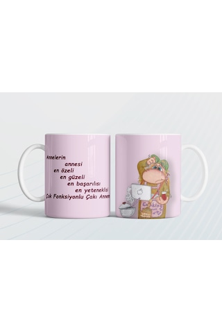 Annelerin Annesi, Özel, Güzeli, Başarılısı, Yeteneklisi Hediye Kupa Love Bug-t Pembe