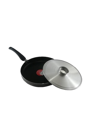 Dum Tv 32 Çift Katlı Teflon Özel Giresun Kızartma Tavası 32 Numara Siyah