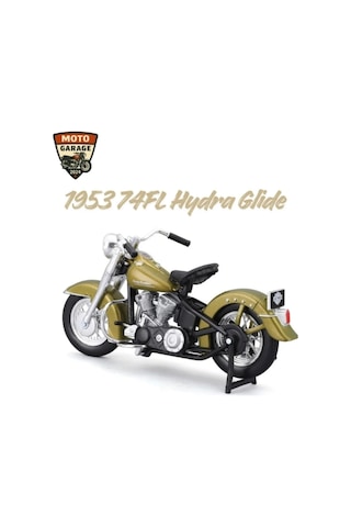 Harley-davidson Maket Seti - 1:18 Duo Glide & Hydra-glide