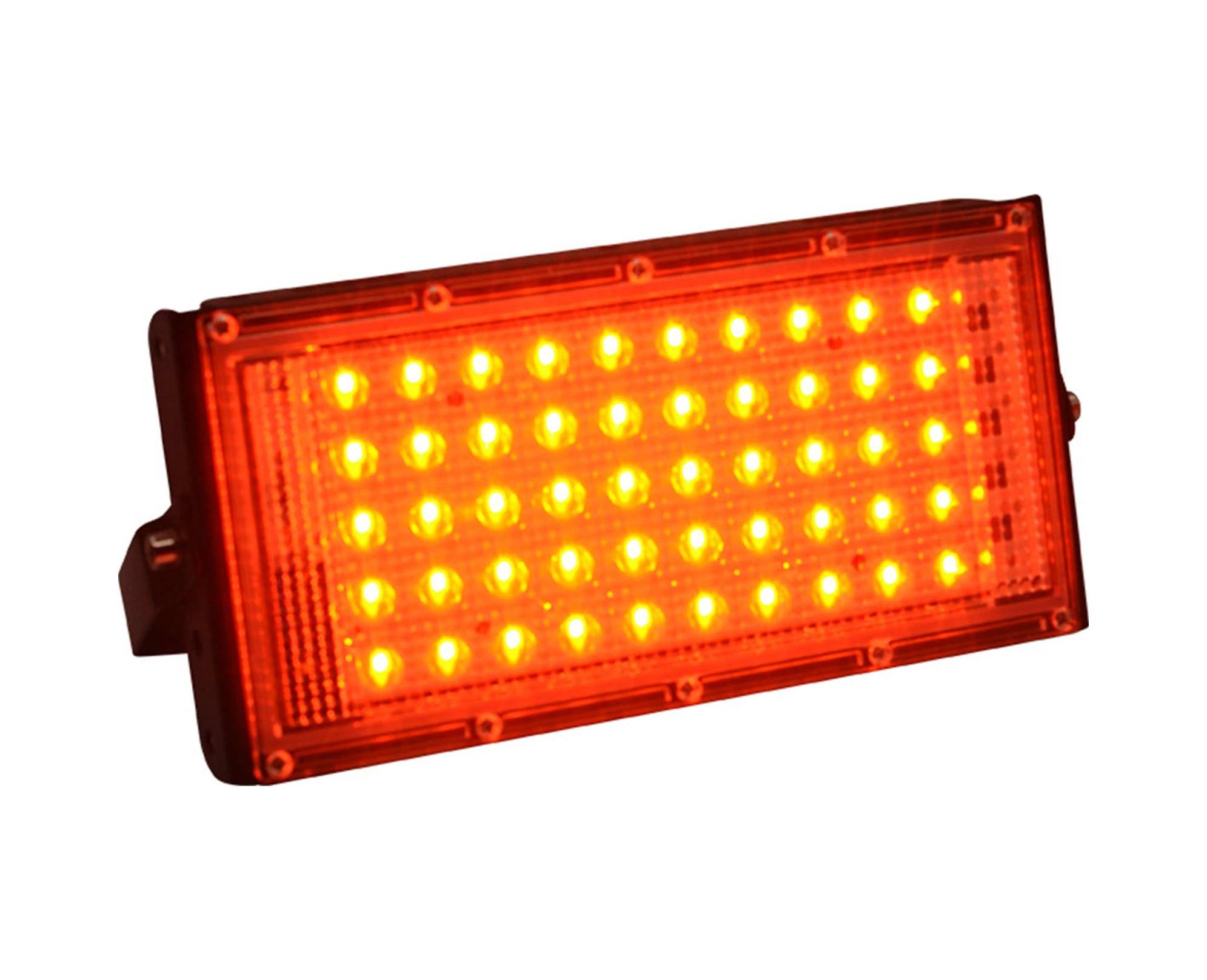 Folinda 50w Ip66 Su Geçirmez Rgb Led Projeksiyon Lambası, Açık Hava Çim Alani Işığı, 220v Siyah, Kırmızı Renk Seçeneği Pil Yok Kırmızı