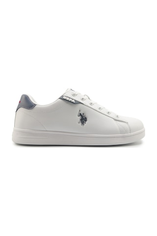 U.s. Polo Assn. Costa 5fx Beyaz Erkek Sneaker Beyaz-mavı Beyaz - Mavi