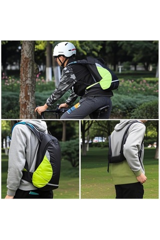 Jeemson 16l Su Gezgin Sırt Çantası - Su Geçirmez, Hafif Ve Ergonomik Bisiklet Çantası Yeşil