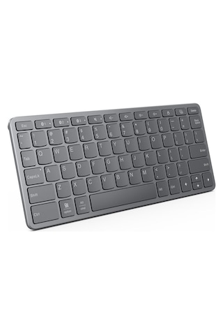 Lenovo Çoklu Cihaz Özellikli Kablosuz Klavye Gri