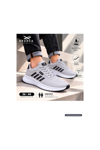 Branca Unisex Kadın Erkek Yarı Ortapedik Günlük Spor Sneaker Yürüyüş Outdoor Ayakkabı Buz - Siyah Gümüş Branca Unisex Kadın Erkek Yarı Ortapedik Günlük Spor Sneaker Yürüyüş Outdoor Ayakkabı Buz - Siyah Gümüş
