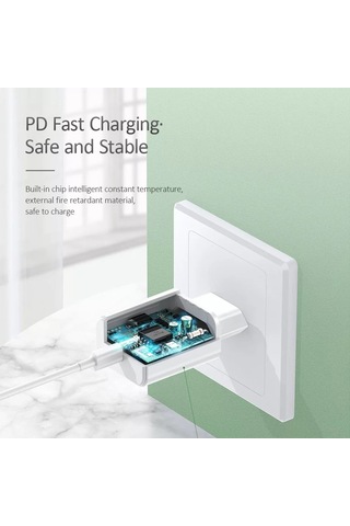 Duvar Şarj Cihazı Pd 20w Usb C Apple Uyumlu iPhone Şarj Cihazları Blok Hızlı Şarj Adaptörü